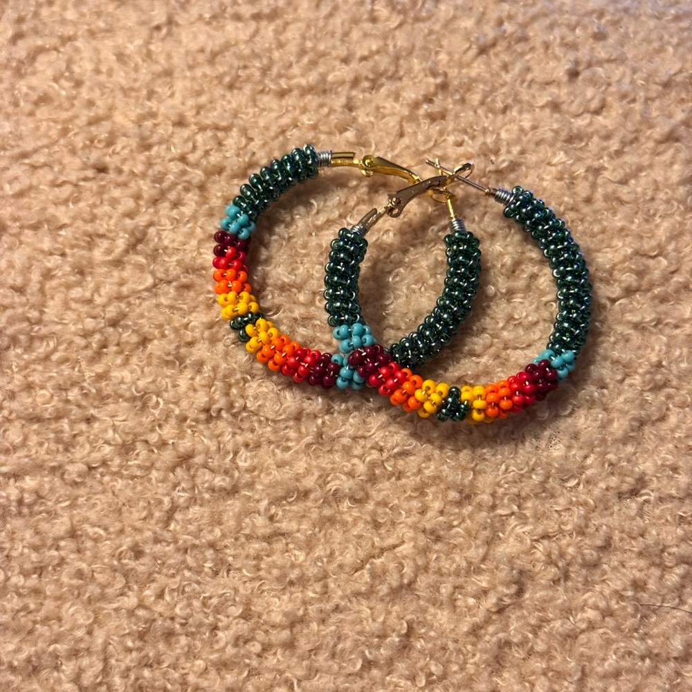 Custom Beaded Hoops - Picture 16 of 16